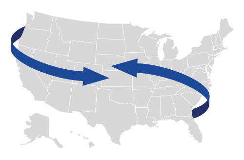 Coast-to-Coast Coverage